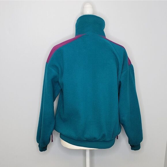 VINTAGE 90s jacket Columbia Bugaboo 2 in 1 teal and purple winter ski L - Picture 7 of 9